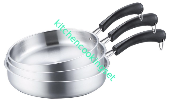 Fashional-Entwurfs-Edelstahl sautieren Pan, kundengebundene Edelstahl-Bratpfanne